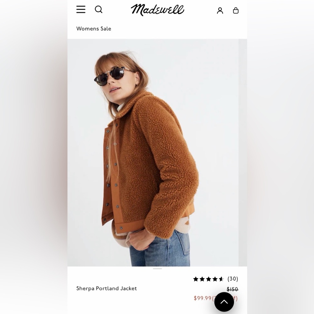 Madewell Teddy Jacket